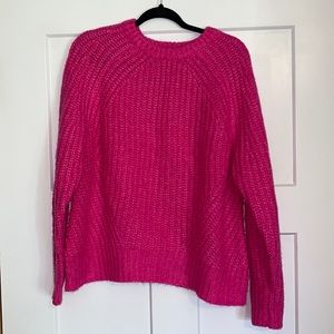 Hot pink sweater